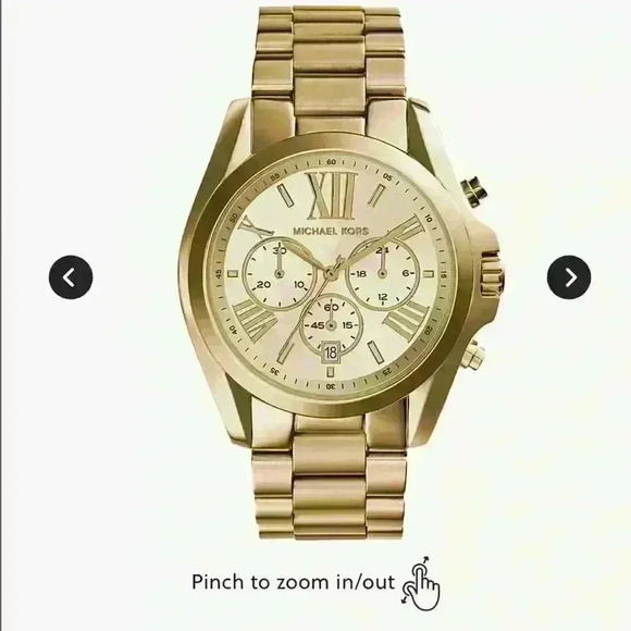 Michael Kors Gold-Tone Bradshaw Watch - Picture 1 of 9